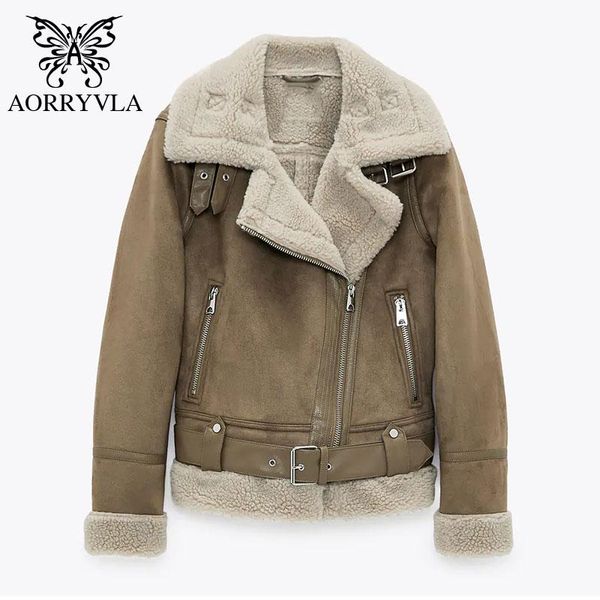 aorryvla new fashion suede sheepskin coat for women winter 2020 full sleeve turn down collar faux leather lambswool biker jacket, Black
aorryvla new fashion suede sheepskin coat for women winter 2020 full sleeve turn down collar faux leather lambswool biker jacket, Black
