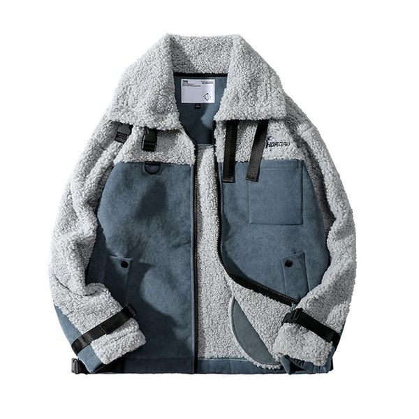 men's down & parkas winter men fashion outwear loose warm jacket coat lamb wool thick splicing parka, Black
men's down & parkas winter men fashion outwear loose warm jacket coat lamb wool thick splicing parka, Black