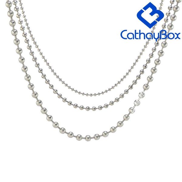 custom make silver color stainless steel ball bead link chain necklace men women
custom make silver color stainless steel ball bead link chain necklace men women