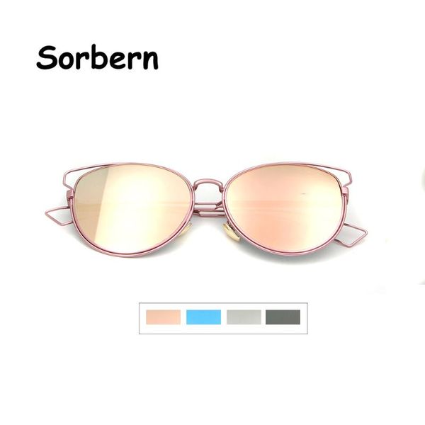 sunglasses retro cat eye metal frame sun glasses for female luxury mirror women flat women's oculos, White;black
sunglasses retro cat eye metal frame sun glasses for female luxury mirror women flat women's oculos, White;black
