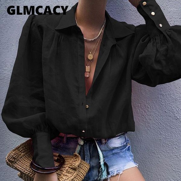 women autumn blouse lantern sleeve turn-down collar shirt casual elehgant office ladies workwear streetwear blusas1, White
women autumn blouse lantern sleeve turn-down collar shirt casual elehgant office ladies workwear streetwear blusas1, White