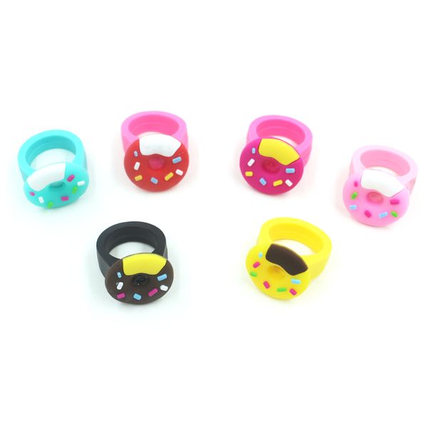 new creative dessert style pvc silicone finger rings cute kids gifts accessory jewelry decor ing, Golden;silver
new creative dessert style pvc silicone finger rings cute kids gifts accessory jewelry decor ing, Golden;silver