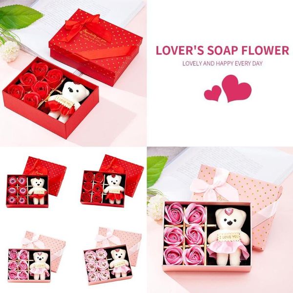 gift wrap valentine's day 6 flowers soap flower rose box bears bouquet festival wedding decoration heart-shaped 2021
gift wrap valentine's day 6 flowers soap flower rose box bears bouquet festival wedding decoration heart-shaped 2021