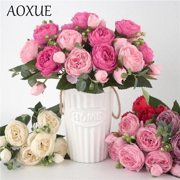 decorative flowers & wreaths 30cm rose pink silk peony artificial bouquet 5 big head and 4 bud fake for home wedding decoration indoor
decorative flowers & wreaths 30cm rose pink silk peony artificial bouquet 5 big head and 4 bud fake for home wedding decoration indoor