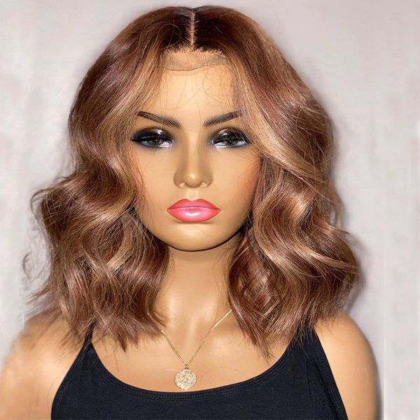 bob wavy highlight human hair 360 lace front wigs malaysia brown remy hair 13x4 lace front full lace wigs for women, Black
bob wavy highlight human hair 360 lace front wigs malaysia brown remy hair 13x4 lace front full lace wigs for women, Black