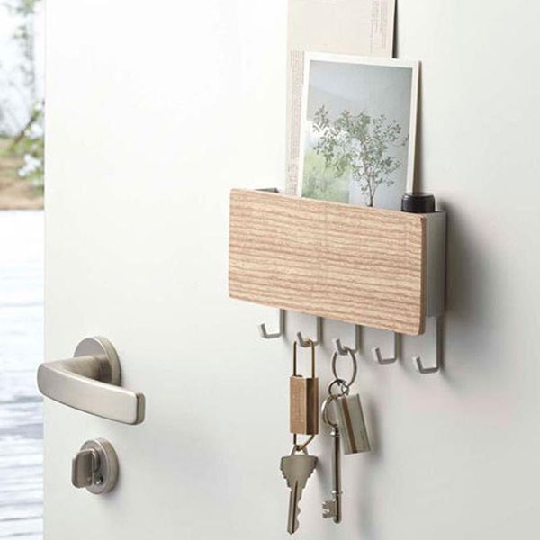 hooks & rails key storage hook door back clothes hanging paste small fresh porch wooden box1
hooks & rails key storage hook door back clothes hanging paste small fresh porch wooden box1