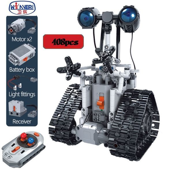 408pcs erbo creative technic rc robot kit электрический строительный блок город пульт дистанционного управления интеллектуальный робот кирпи
408pcs erbo creative technic rc robot kit электрический строительный блок город пульт дистанционного управления интеллектуальный робот кирпи