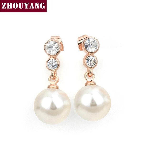 dangle & chandelier zye326 elegant grace imitation pearl rose gold color drop earrings austrian crystal, Silver
dangle & chandelier zye326 elegant grace imitation pearl rose gold color drop earrings austrian crystal, Silver