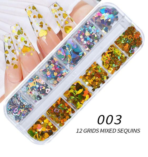 nail glitter nails sequins sticker fluorescence various shapes art flakes 3d polish manicure diy accessoires tslm1, Silver;gold
nail glitter nails sequins sticker fluorescence various shapes art flakes 3d polish manicure diy accessoires tslm1, Silver;gold
