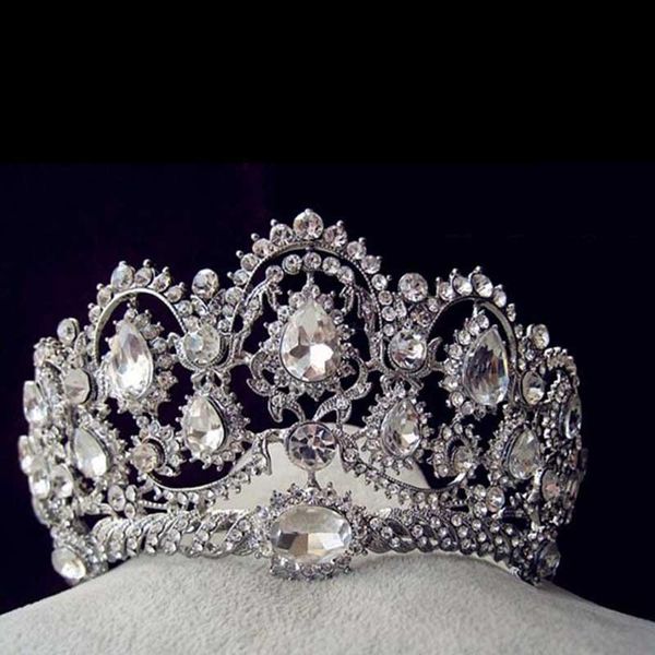 forseven delicate retro baroque style crystal tiara and crowns de noiva diadem bridal bride wedding hair jewelry ornaments, Golden;silver
forseven delicate retro baroque style crystal tiara and crowns de noiva diadem bridal bride wedding hair jewelry ornaments, Golden;silver
