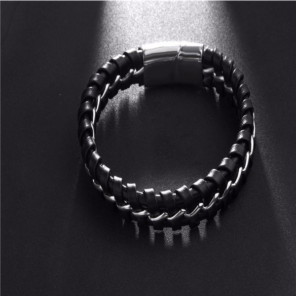 merry christmas leather bracelets men stainless steel charm bracelet hip hop rock fashion magnet buckle bracelet gifts for man accessories, Black
merry christmas leather bracelets men stainless steel charm bracelet hip hop rock fashion magnet buckle bracelet gifts for man accessories, Black