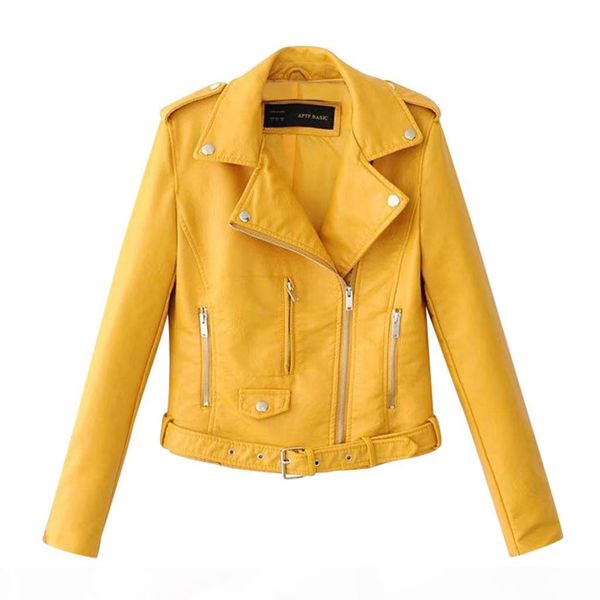 2019 autumn women black slim cool lady pu leather jackets sweet female zipper faux femme outwear coat plus size short jackets sh190829, Black;brown
2019 autumn women black slim cool lady pu leather jackets sweet female zipper faux femme outwear coat plus size short jackets sh190829, Black;brown