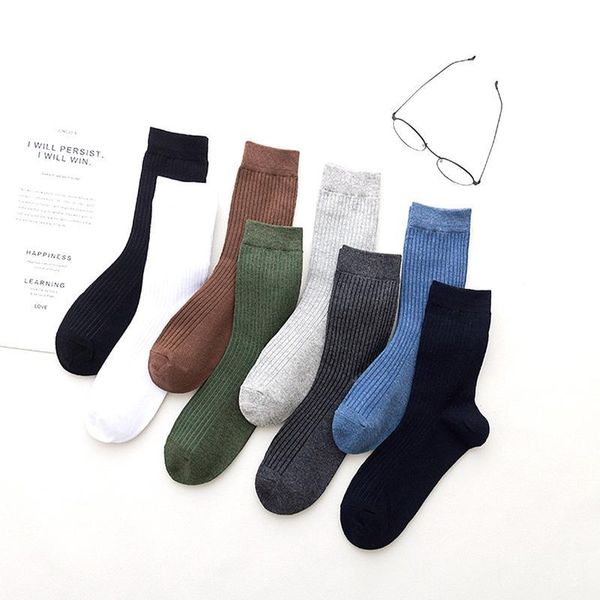 1 pair autumn new business socks 100% cotton in tube men's socks all-match solid color breathable sweat-absorbent men bbymiu, Black
1 pair autumn new business socks 100% cotton in tube men's socks all-match solid color breathable sweat-absorbent men bbymiu, Black