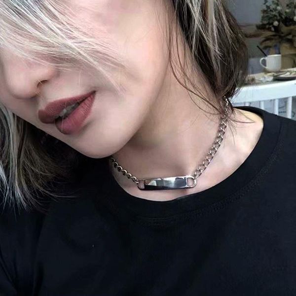 chokers harajuku oval square pendant necklace for women girls cool fashion simple punk trend choker jewelry gifts, Golden;silver
chokers harajuku oval square pendant necklace for women girls cool fashion simple punk trend choker jewelry gifts, Golden;silver
