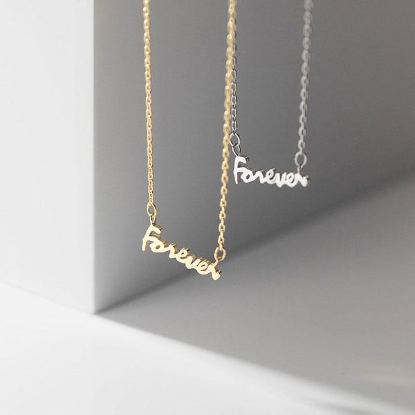 925 sterling silver letter necklace pendant clavicle gold chain necklaces for women choker jewelry girl birthday gift wholesales
925 sterling silver letter necklace pendant clavicle gold chain necklaces for women choker jewelry girl birthday gift wholesales