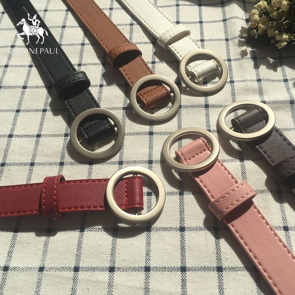 no.onepaul circle pin buckles belt female deduction side gold buckle jeans wild belts for women fashion students simple new t200411, Black;brown
no.onepaul circle pin buckles belt female deduction side gold buckle jeans wild belts for women fashion students simple new t200411, Black;brown