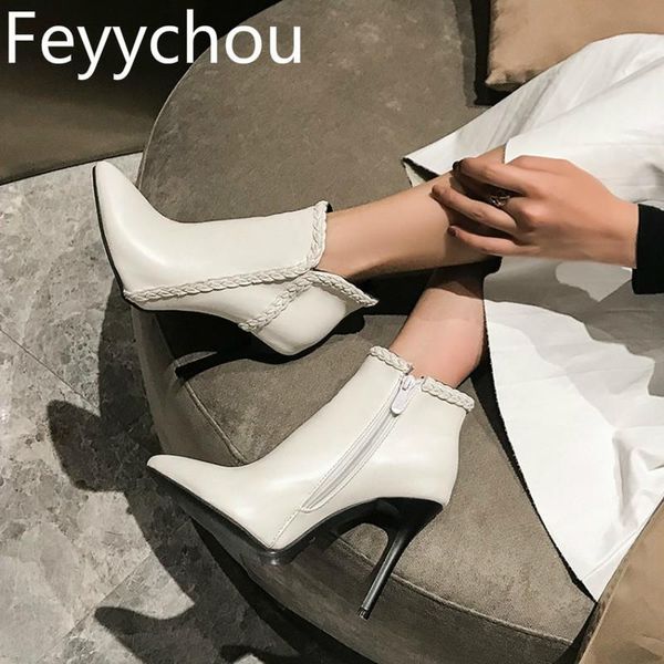 boots women's super high heel warm pu ankle pointed toe zip fashion european and american styles big size 34-48, Black
boots women's super high heel warm pu ankle pointed toe zip fashion european and american styles big size 34-48, Black
