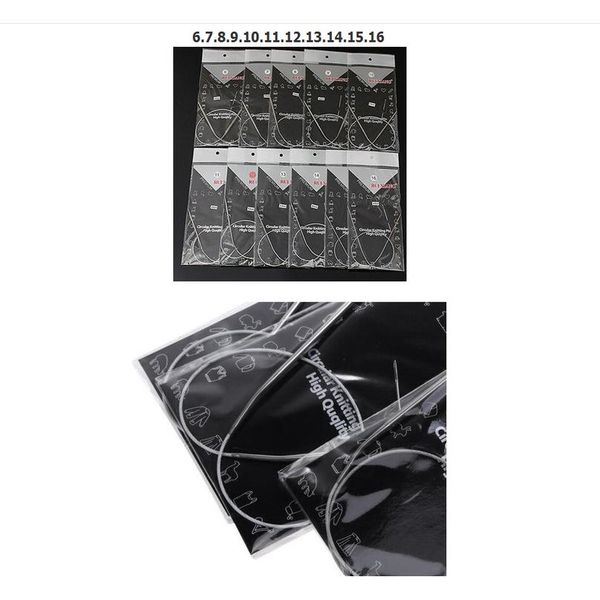 11 шт. 43/65 / 80/120 см. из нержавеющей круговой вязки из нержавеющей круговой вязки установить вязальные иглы швейные аксессуары иглы вяза, Silver
11 шт. 43/65 / 80/120 см. из нержавеющей круговой вязки из нержавеющей круговой вязки установить вязальные иглы швейные аксессуары иглы вяза, Silver