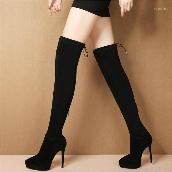 boots black grey women stretchy velvet slim high heel over the knee motorcycle female pointed toe platform thigh pumps1
boots black grey women stretchy velvet slim high heel over the knee motorcycle female pointed toe platform thigh pumps1