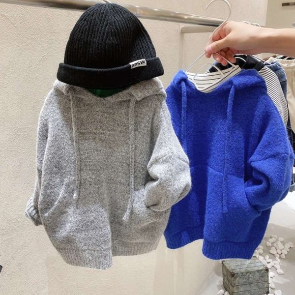 kids winter autumn cheerio new wear children's men's and women's hooded knitted long sve coat korean version pillls sweater j, Blue
kids winter autumn cheerio new wear children's men's and women's hooded knitted long sve coat korean version pillls sweater j, Blue