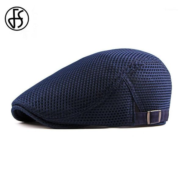 fs flat cap for men women beret summer casual sun breathable hats adjustable fashion flat caps solid color blue hat1, Blue;gray
fs flat cap for men women beret summer casual sun breathable hats adjustable fashion flat caps solid color blue hat1, Blue;gray