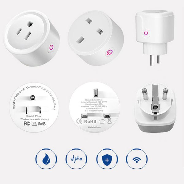 wi-fi smart wireless plug alexa google главная ес uu великобритания адаптер us us в великобритании удаленный голос / приложение управление э
wi-fi smart wireless plug alexa google главная ес uu великобритания адаптер us us в великобритании удаленный голос / приложение управление э