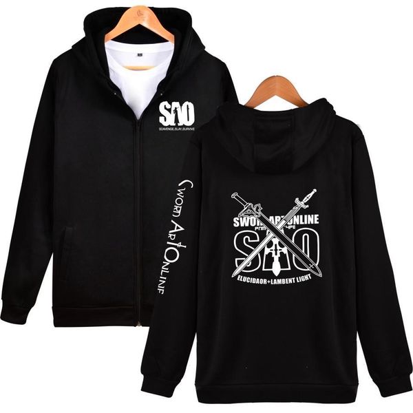 sword art online cartoon hooded hoodies men zipper classic japan anime mens hoodies and sweatshirts fashion funny zipper clothes, Black
sword art online cartoon hooded hoodies men zipper classic japan anime mens hoodies and sweatshirts fashion funny zipper clothes, Black