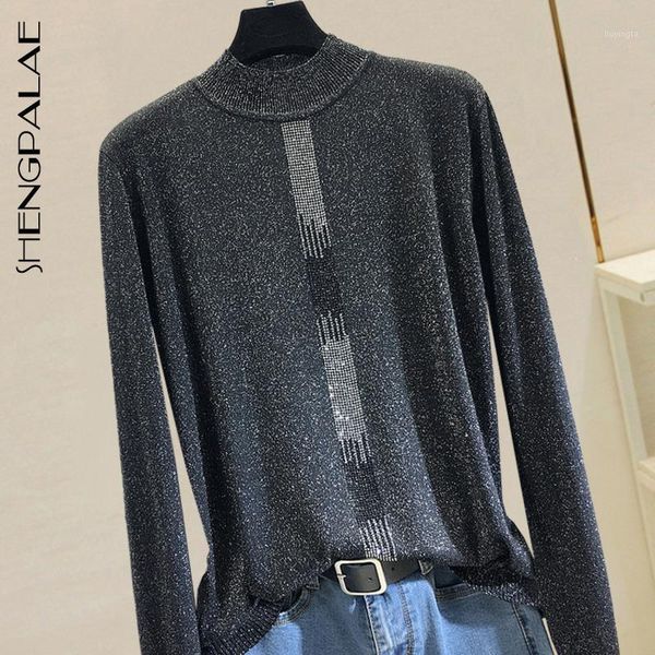 shengpalae 2020 spring slim vintage women blouse high waist casual style half high collar rhinestone loose silk shirt 27541, White
shengpalae 2020 spring slim vintage women blouse high waist casual style half high collar rhinestone loose silk shirt 27541, White