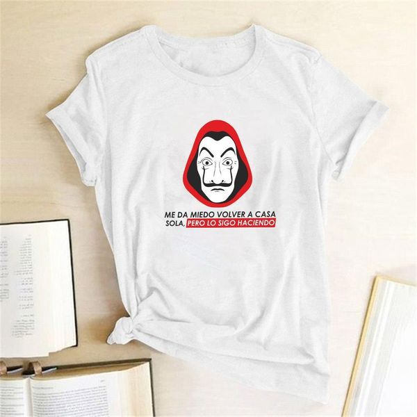 la casa de papel movie t-рубашки женщины причина свободные хлопчатобумажные футболки 2020 летних с коротким рукавом дом бумаги топы 2020 жен, White
la casa de papel movie t-рубашки женщины причина свободные хлопчатобумажные футболки 2020 летних с коротким рукавом дом бумаги топы 2020 жен, White