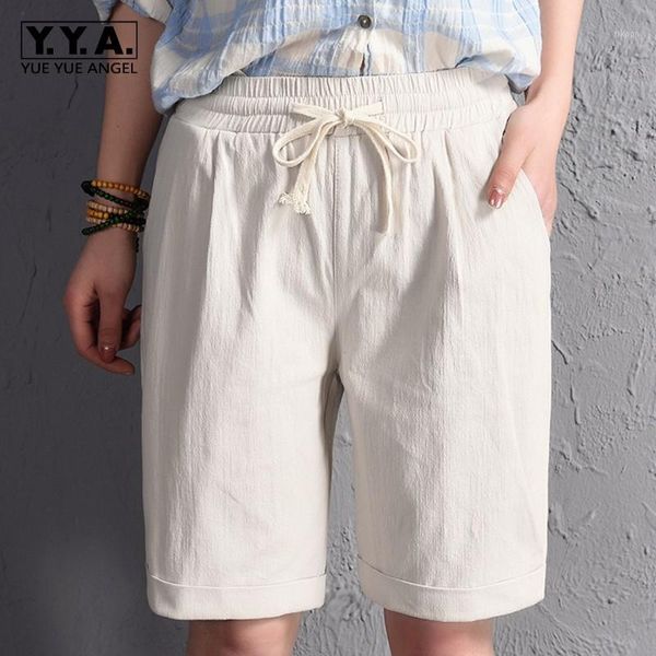 summer women cotton linen feminina elastic waist casual sweatpants knee length beach trousers female shorts plus size1, White;black
summer women cotton linen feminina elastic waist casual sweatpants knee length beach trousers female shorts plus size1, White;black
