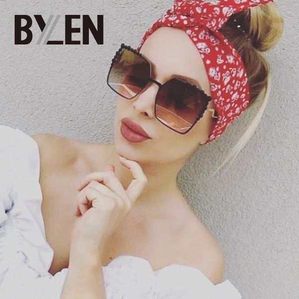 sunglasses bylen square oversize women vintage original brand designer big mirror gradient sun glasses female eyewear uv400, White;black
sunglasses bylen square oversize women vintage original brand designer big mirror gradient sun glasses female eyewear uv400, White;black