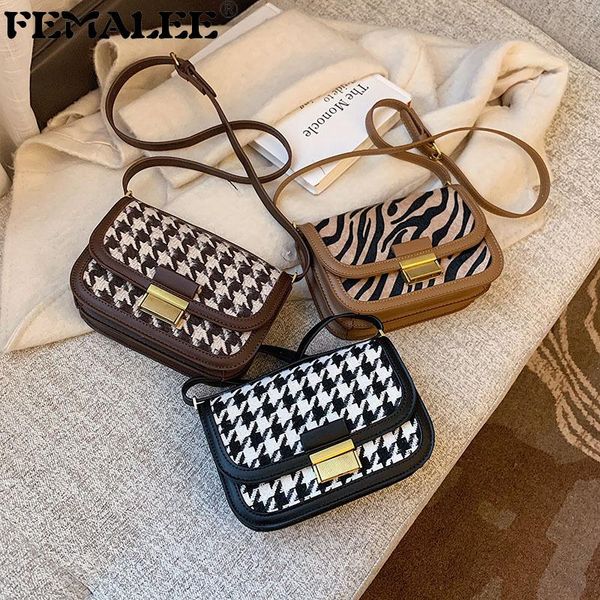 2021 Winter New Fashion Houndstooth Shoulder Sac Korean Female Texture Flap Crossbody Purses Leisure Women Prints Tweed Handbags
2021 Winter New Fashion Houndstooth Shoulder Sac Korean Female Texture Flap Crossbody Purses Leisure Women Prints Tweed Handbags