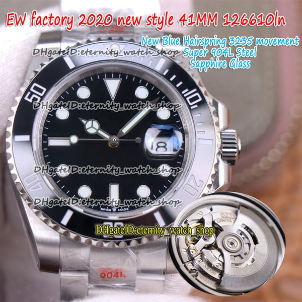 eternity 2020 ewf 41mm blue hairspring 904l steel strap a3235 automatic black ceramics bezel black dial 126610 mens watch sport watches, Slivery;brown
eternity 2020 ewf 41mm blue hairspring 904l steel strap a3235 automatic black ceramics bezel black dial 126610 mens watch sport watches, Slivery;brown