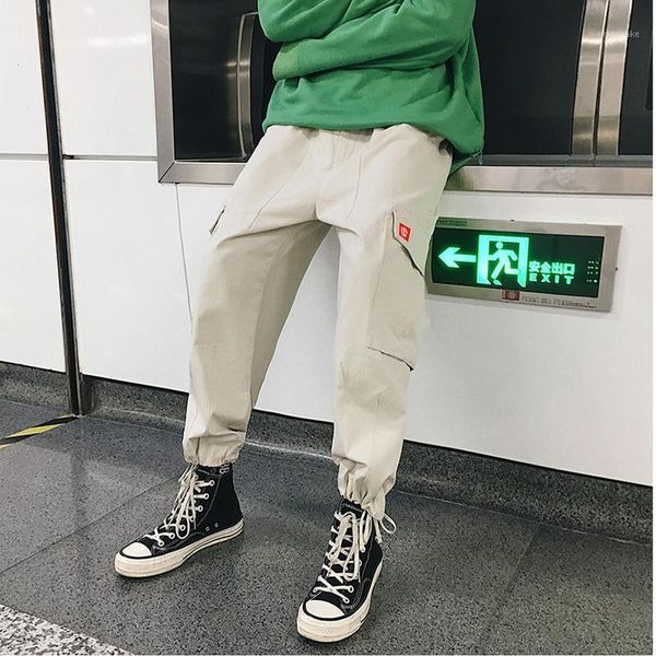 nice spring and autumn tether japanese men large pocket solid color no elastic loose casual pants beige / black m-2xl1
nice spring and autumn tether japanese men large pocket solid color no elastic loose casual pants beige / black m-2xl1