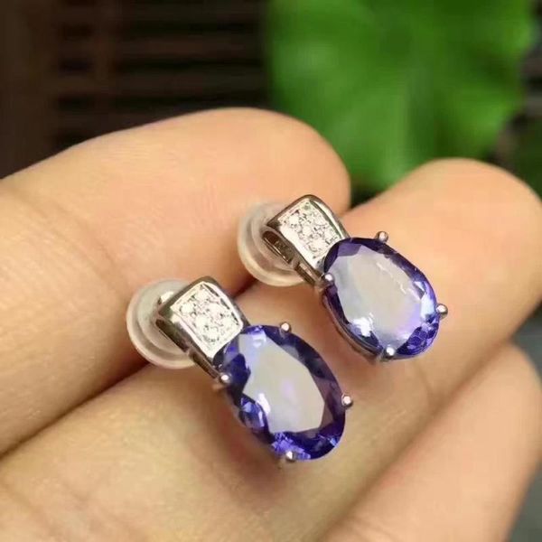 stud 100% natural and real tanzanite earring 925 sterling silver fine jewelry engagement gift, Golden;silver
stud 100% natural and real tanzanite earring 925 sterling silver fine jewelry engagement gift, Golden;silver