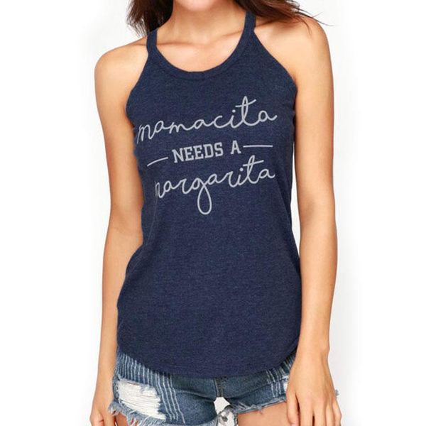 mamacita needs a margarita tank summer women tank plus size women clothes 2021 woman haut femme hempjes mujer, White
mamacita needs a margarita tank summer women tank plus size women clothes 2021 woman haut femme hempjes mujer, White