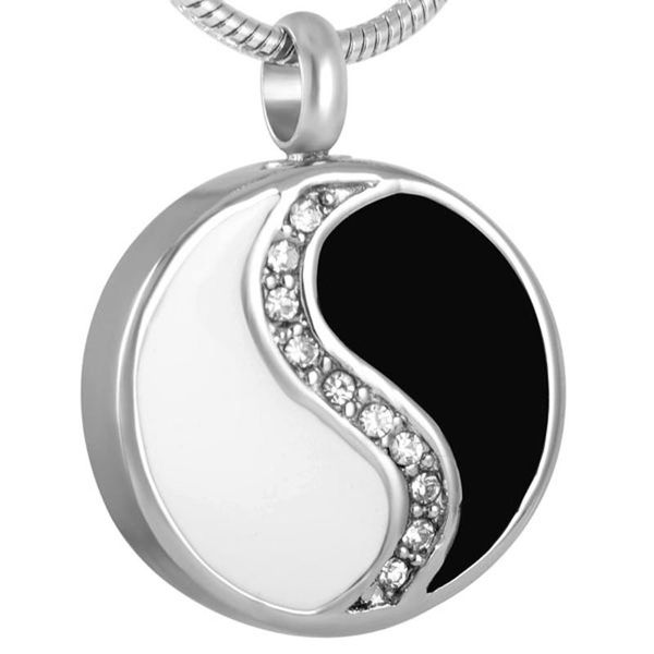 pendant necklaces ijd8277 yin&yang chinese style with crystal for pets&women&men stainless steel cremation jewelry in, Silver
pendant necklaces ijd8277 yin&yang chinese style with crystal for pets&women&men stainless steel cremation jewelry in, Silver