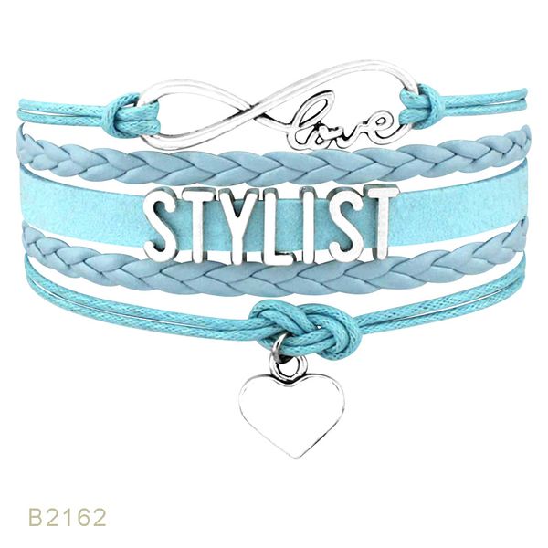beautician make infinity tattoos love up artist stylist leather bracelets for women
beautician make infinity tattoos love up artist stylist leather bracelets for women