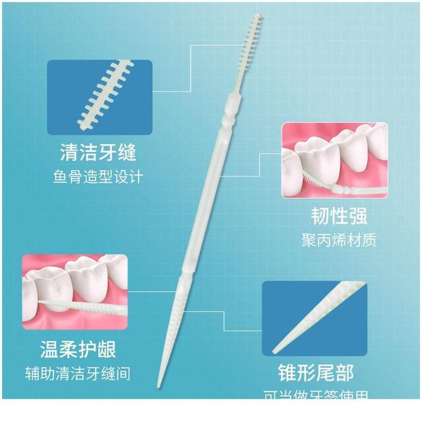 200pcs/box double-head toothpicks interdental brushes teeth cleaning brush sticks dental floss pick toothpick oral hygi jllvhy
200pcs/box double-head toothpicks interdental brushes teeth cleaning brush sticks dental floss pick toothpick oral hygi jllvhy