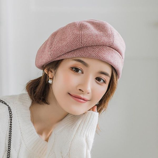 retro plaid beret hat french style spring winter warm cap for women girls lady 2021, Blue;gray
retro plaid beret hat french style spring winter warm cap for women girls lady 2021, Blue;gray