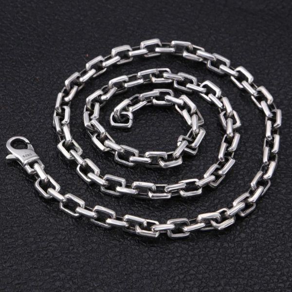 bocai s925 sterling silver necklace creative square chain retro men's popular thai silver domineering necklace 925 chain
bocai s925 sterling silver necklace creative square chain retro men's popular thai silver domineering necklace 925 chain