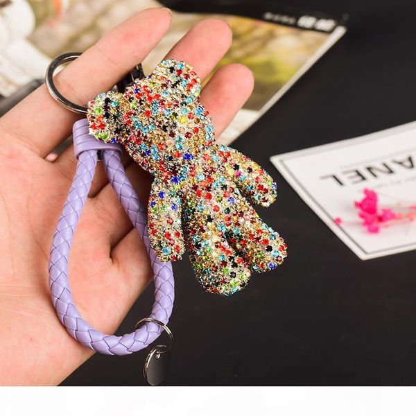 luxury handmade all rhinestone crystal gloomy bears key chains leather strap bomgom bear key rings holder car keychains pendant, Slivery;golden
luxury handmade all rhinestone crystal gloomy bears key chains leather strap bomgom bear key rings holder car keychains pendant, Slivery;golden