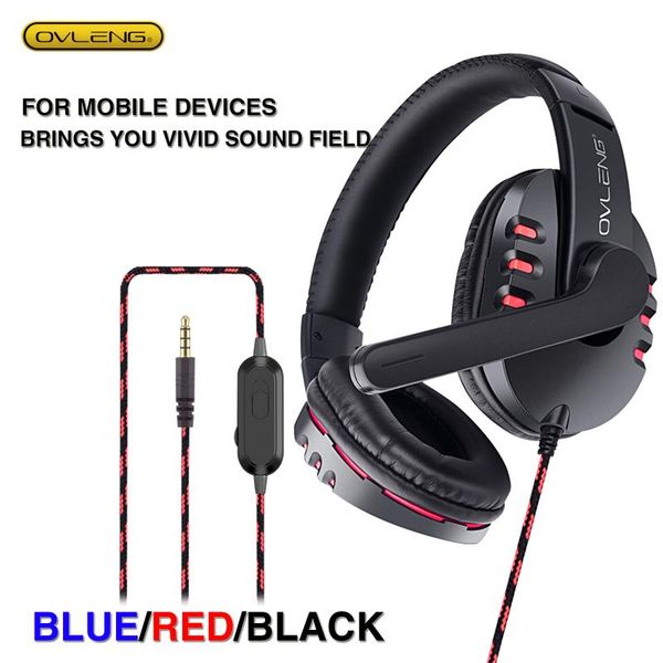 ov-p3 stereo mobile gaming headset ovleng 3.5mm wire control noise cancelling headphones with microphone suitable for pc
ov-p3 stereo mobile gaming headset ovleng 3.5mm wire control noise cancelling headphones with microphone suitable for pc