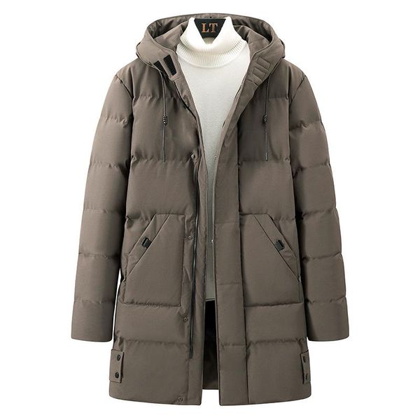 institute cotton padded jacket medium long cotton coat thickened and warm keeping couple's large padded jacket, Black
institute cotton padded jacket medium long cotton coat thickened and warm keeping couple's large padded jacket, Black