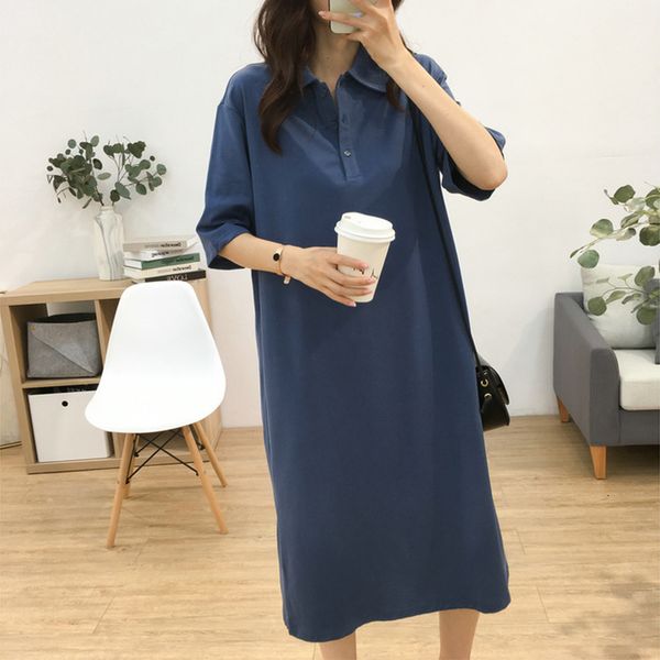2020 new temperament was thin dressed as large ladies loose for the casual collar mid-length dressed in shirt h007, Black;gray
2020 new temperament was thin dressed as large ladies loose for the casual collar mid-length dressed in shirt h007, Black;gray