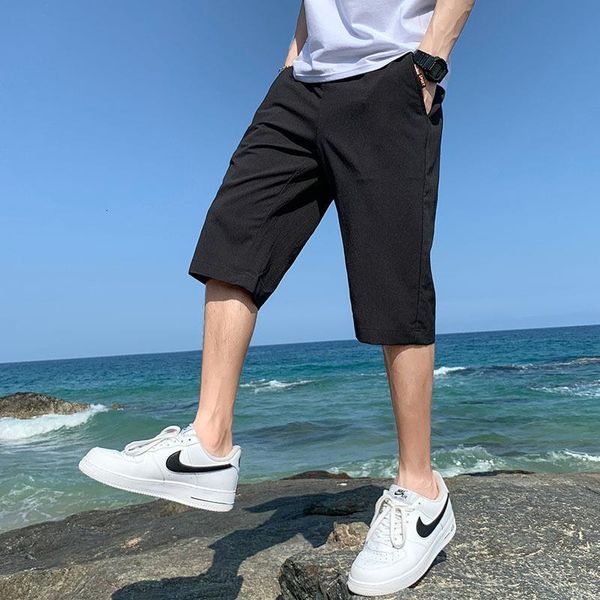 summer new thin shorts men's solid color cropped trousers youth sports and leisure straight-leg pants, Black
summer new thin shorts men's solid color cropped trousers youth sports and leisure straight-leg pants, Black