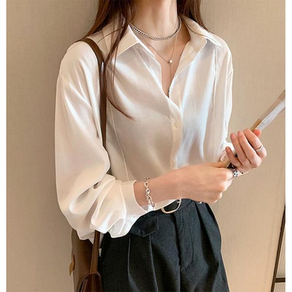 white shirt women's 2020 new long-sleeved casual chiffon solid v-neck blusas largas femininas clothing ladies black 4xl 0866
white shirt women's 2020 new long-sleeved casual chiffon solid v-neck blusas largas femininas clothing ladies black 4xl 0866