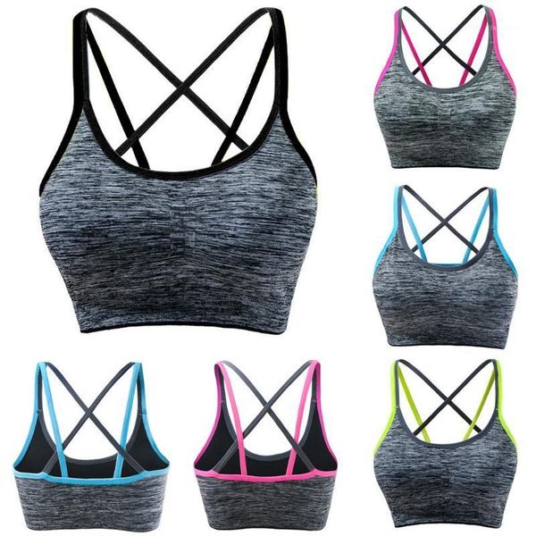 gym clothing women's removable padded sports bras lingerie support workout yoga bra for running jogging work out and bodybulid1, White;black
gym clothing women's removable padded sports bras lingerie support workout yoga bra for running jogging work out and bodybulid1, White;black