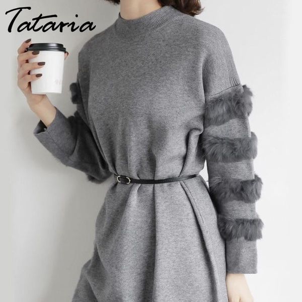 long sweater dress women loose real fur pull femme women sweaters and pullovers knitted sweater dresses for winter1, White;black
long sweater dress women loose real fur pull femme women sweaters and pullovers knitted sweater dresses for winter1, White;black