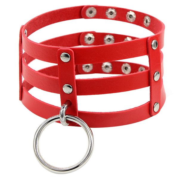 punk red round gothic reamness rivet spike bondage wollech кожаный колье ожерелье фестиваль связь ювелирные изделия, Silver
punk red round gothic reamness rivet spike bondage wollech кожаный колье ожерелье фестиваль связь ювелирные изделия, Silver